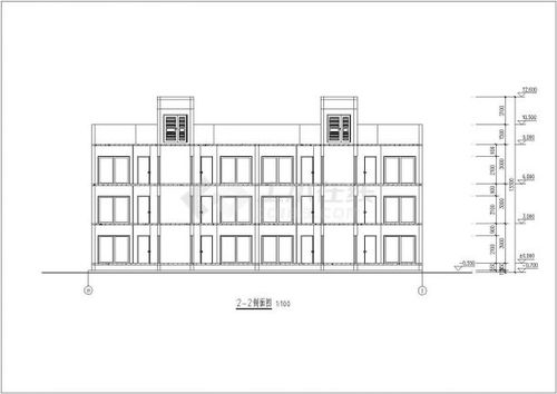 某地3层砖混结构住宅楼建筑设计方案图纸