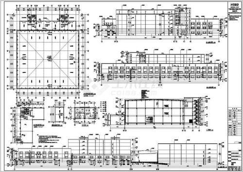 某海鲜厂三层加工车间建筑设计施工图