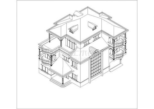 一套受欢迎的别墅建筑设计图纸