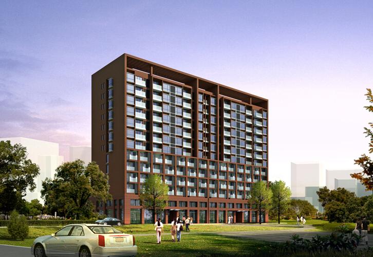 [方案][贵州]13层现代风格养老公寓建筑设计方案文本 vip